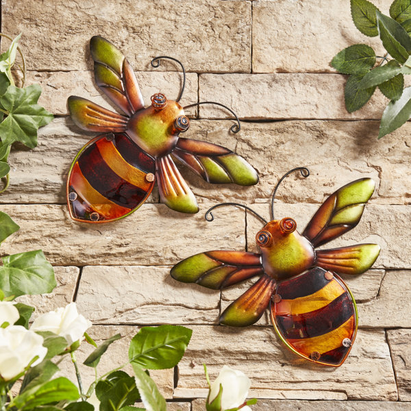 Dakota Fields Darcie Metal Insect Garden Art Solar Powered & Reviews